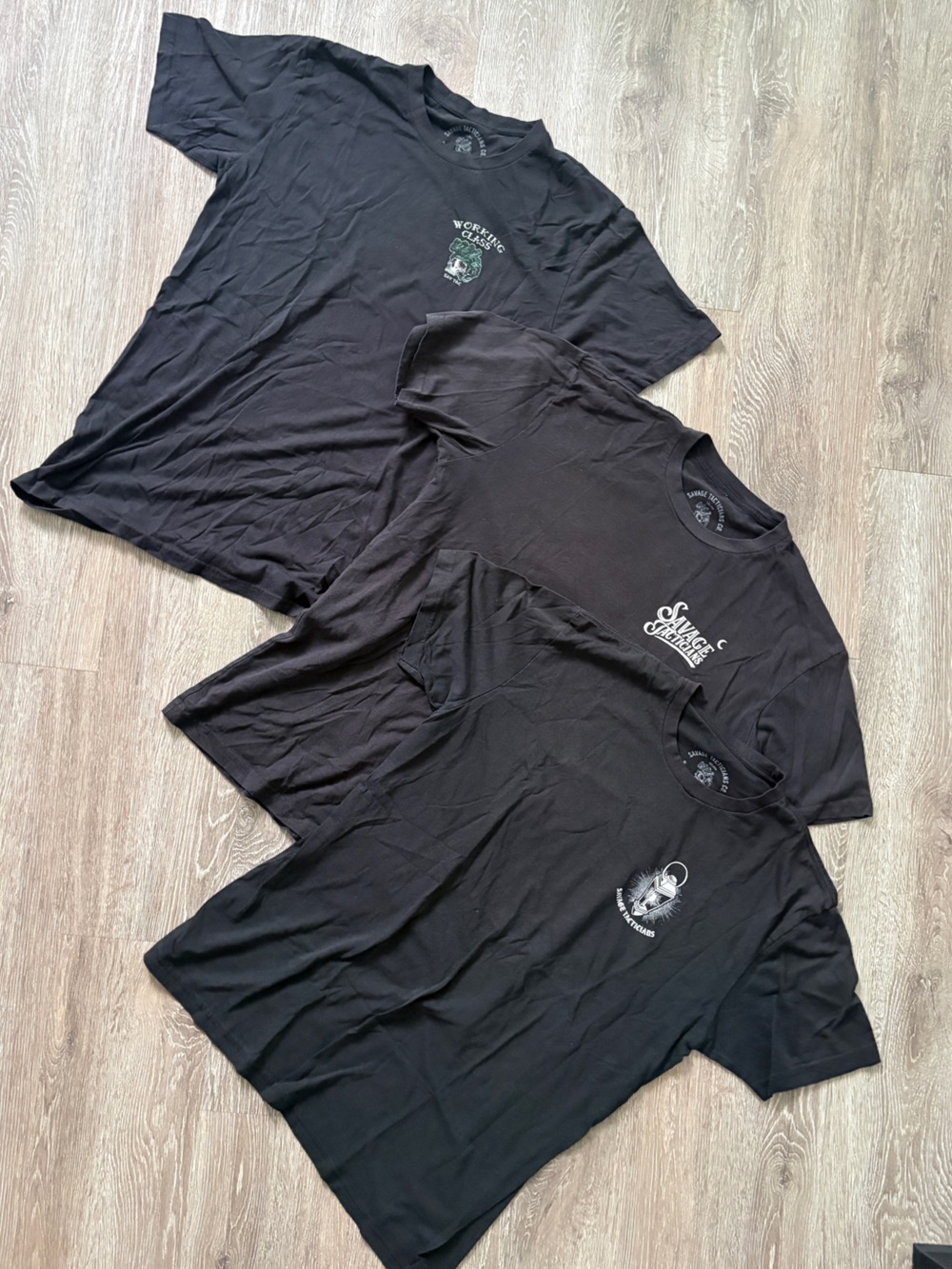 Savage Tacticians - 3 Shirts - Size Large